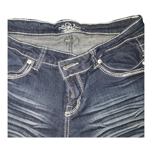 CT145 Do Denim Knee Length Jeans Size 3 - Picture 5 of 6